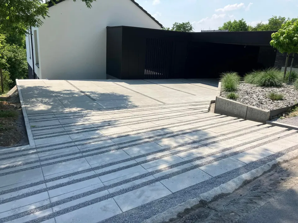 projet d’aménagement extérieur complet à Hannut