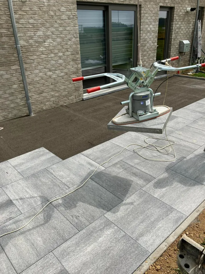 aménagement extérieur à Huy