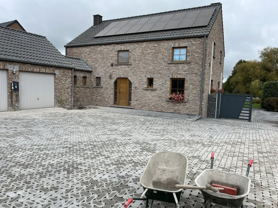 aménagement extérieur réalisé par Green Concept à Andenne